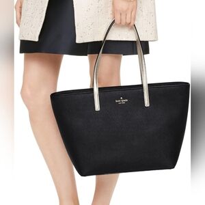 Kate Spade ♠️ New York Tote Black Saffiano Leather